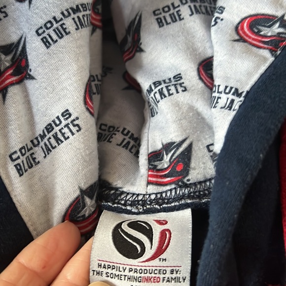 Columbus Bluejackets Hoodie Sz Xl - Picture 6 of 7